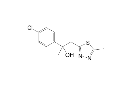 2-(4-Chlorophenyl)-1-(5-methyl-1,3,4-thiadiazol-2-yl)-2-propanol