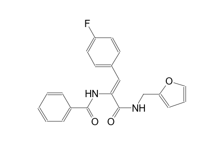 N-((Z)-2-(4-fluorophenyl)-1-{[(2-furylmethyl)amino]carbonyl}ethenyl)benzamide