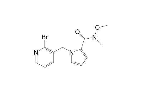 1-(2-Bromopyridin-3-ylmethyl)pyrrole-2-carboxyylic acid methoxy methyl amide
