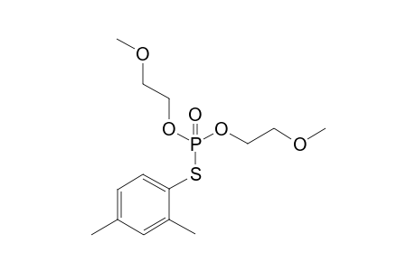 S-(2,4-Dimethylphenyl) O,O-bis (2-methoxyethyl) thiophosphate