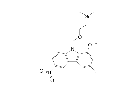 2-[(1-methoxy-3-methyl-6-nitro-9-carbazolyl)methoxy]ethyl-trimethylsilane
