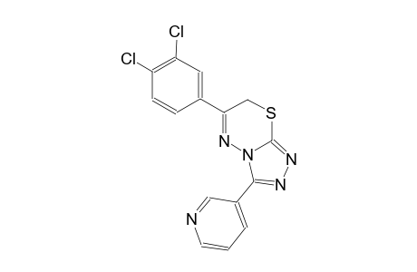 6-(3,4-dichlorophenyl)-3-(3-pyridinyl)-7H-[1,2,4]triazolo[3,4-b][1,3,4]thiadiazine