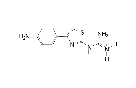amino{[4-(4-aminophenyl)-1,3-thiazol-2-yl]amino}methaniminium