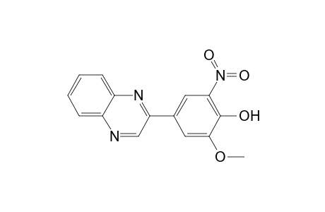 Phenol, 2-methoxy-6-nitro-4-(2-quinazolinyl)-