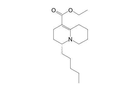 ethyl (4R)-4-pentyl-3,4,6,7,8,9-hexahydro-2H-quinolizine-1-carboxylate