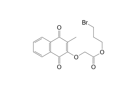 3-Bromopropyl 2-(1,4-dihydro-2-methyl-1,4-dioxonaphthalen-3-yloxy)acetate