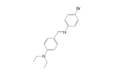 4-Bromo-N-((E)-[4-(diethylamino)phenyl]methylidene)aniline