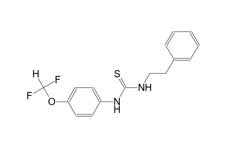 N-[4-(difluoromethoxy)phenyl]-N'-(2-phenylethyl)thiourea