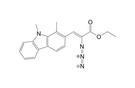 (Z)-2-azido-3-(1,9-dimethyl-2-carbazolyl)-2-propenoic acid ethyl ester