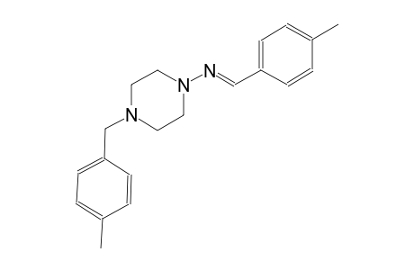 4-(4-methylbenzyl)-N-[(E)-(4-methylphenyl)methylidene]-1-piperazinamine