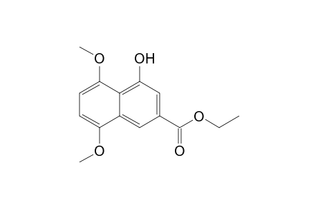 4-Hydroxy-5,8-dimethoxy-2-naphthalenecarboxylic acid ethyl ester