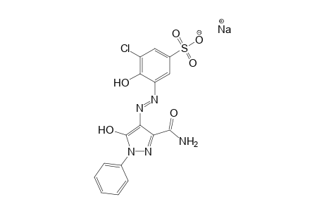 2-Amino-6-chloro-1-phenol-4-sulfonic acid->3-carbamoyl-1-phenyl-5-pyrazolon