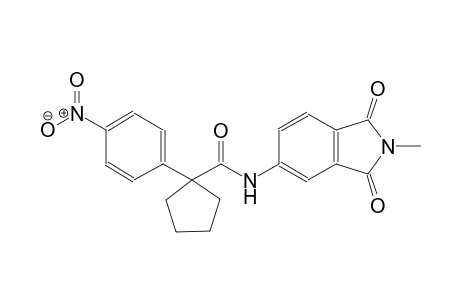 cyclopentanecarboxamide, N-(2,3-dihydro-2-methyl-1,3-dioxo-1H-isoindol-5-yl)-1-(4-nitrophenyl)-