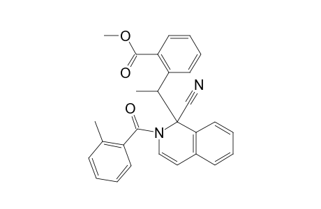 1-(1-(2-CARBOMETHOXYPHENYL)-ETHYL)-1-CYANO-2-(2-METHYLBENZOYL)-1,2-DIHYDROISOCHINOLIN