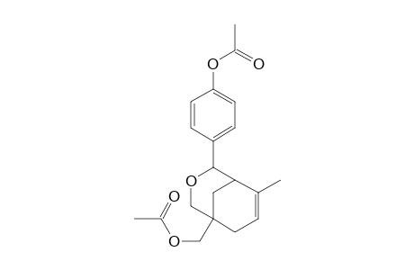 4-[5-(Hydroxymethyl)-8-methyl-3-oxabicyclo[3.3.1]non-7-en-2-yl]phenol, 2ac derivative