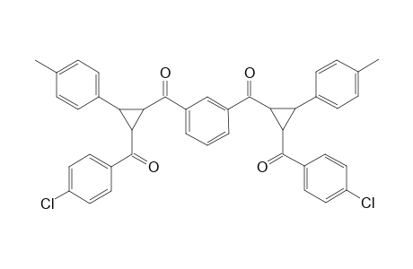 1,3-{1'-[2"-(4"'-Chlorobenzoyl)-3"-(4"'-methylphenyl)]cyclopropylcarbonyl}benzene