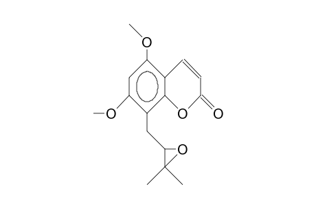 2H-1-Benzopyran-2-one, 8-[(3,3-dimethyloxiranyl)methyl]-5,7-dimethoxy-, (+)-