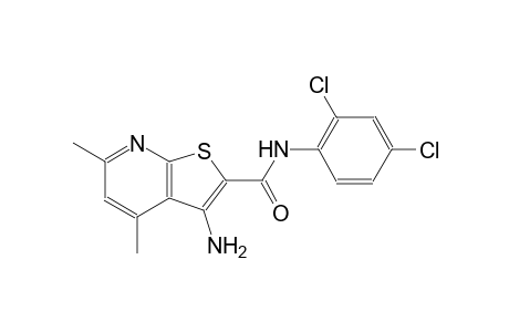 3-amino-N-(2,4-dichlorophenyl)-4,6-dimethylthieno[2,3-b]pyridine-2-carboxamide