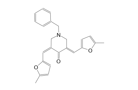 4-piperidinone, 3,5-bis[(5-methyl-2-furanyl)methylene]-1-(phenylmethyl)-, (3Z,5E)-