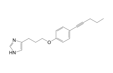 3-(1H-imidazol-4-yl)propyl 4-(1-pentynyl)phenyl ether