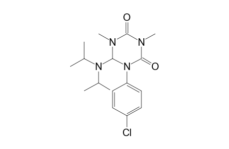 1-(p-chlorophenyl)dihydro-6-(diisopropylamino)-3,5-dimethyl-s-triazine-2,4(1H,3H)-dione