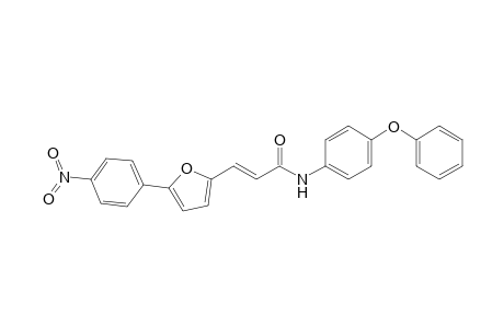 (E)-3-[5-(4-nitrophenyl)-2-furanyl]-N-(4-phenoxyphenyl)-2-propenamide