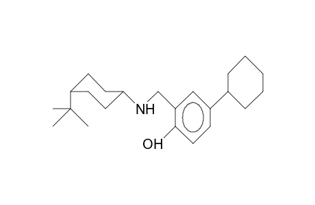 Phenol, 4-cyclohexyl-2-[[[4-(1,1-dimethylethyl)cyclohexyl]amino]methyl]-, cis-