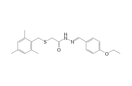 [(2,4,6-trimethylbenzyl)thio]acetic acid, (p-ethoxybenzylidene)hydrazide