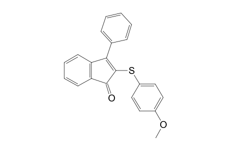 2-(4-methoxyphenylthio)-3-phenylindenone