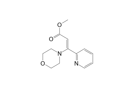 2-Propenoic acid, 3-(4-morpholinyl)-3-(2-pyridinyl)-, methyl ester