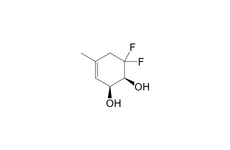 (1S*,2S*)-6,6-Difluoro-4-methyl-cyclohex-3-ene-1,2-diol