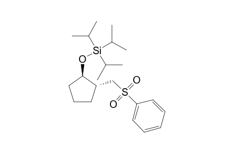 phenyl {(1R,2R)-2-[(triisopropylsilyl)oxy]cyclopentyl}methyl sulfone