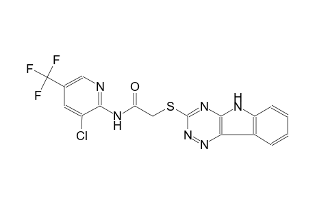 acetamide, N-[3-chloro-5-(trifluoromethyl)-2-pyridinyl]-2-(5H-[1,2,4]triazino[5,6-b]indol-3-ylthio)-