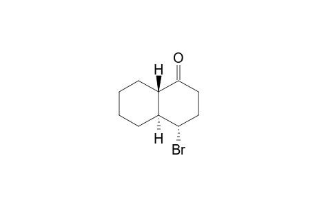 1(2H)-Naphthalenone, 4-bromooctahydro-, (4.alpha.,4a.alpha.,8a.beta.)-