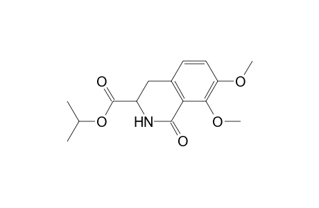 Isopropyl 1,2,3,4-tetrahydro-7,8-dimethoxy-1-oxo-3-isoquinolinecarboxylate