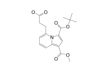 3-(TERT.-BUTOXYCARBONYL)-1-(METHOXYCARBONYL)-5-INDOLIZINEPROPIONIC-ACID
