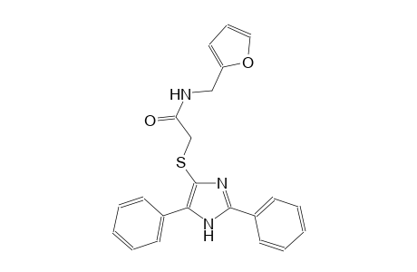 acetamide, 2-[(2,5-diphenyl-1H-imidazol-4-yl)thio]-N-(2-furanylmethyl)-