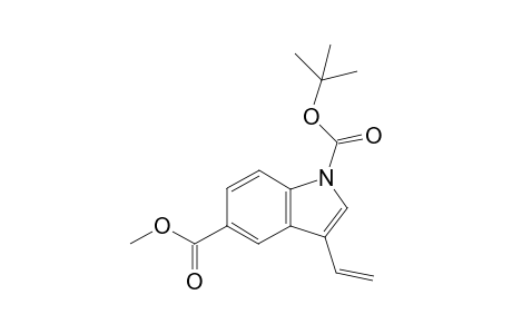 N-(tert-Butoxycarbonyl)-3-ethenyl-5-methoxycarbonylindole