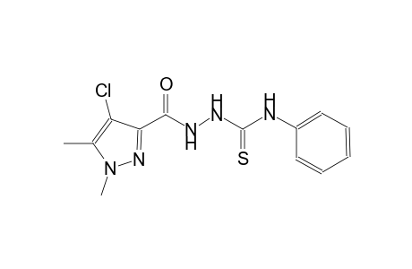 2-[(4-chloro-1,5-dimethyl-1H-pyrazol-3-yl)carbonyl]-N-phenylhydrazinecarbothioamide