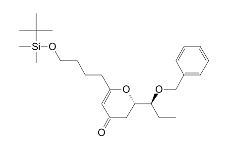 (2S*,1'S*)-2-((1'-Benzyloxy)propyl)-6-(4'-((tert-butyldimethylsilyl)-oxy)butyl)-2,3-dihydro-4H-pyran-4-one