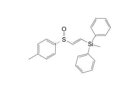 (E)-2-(Diphenylmethylsilyl)-1-[(R)-p-Tolylsulfinyl]ethylene