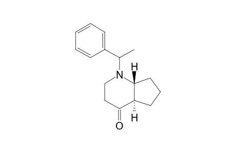 trans-N-(.alpha.-phenylethyl)octahydro-4-pyrindone