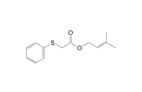 (Phenylthio)acetic acid, 3-methylbut-2-enyl ester