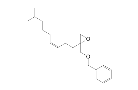 (1R)-2-(Benzyloxymethyl)-2-(8-methyl-3(Z)-nonenyl)oxirane