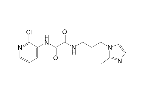 Ethanediamide, N(1)-(2-chloro-3-pyridinyl)-N(2)-[3-(2-methyl-1H-imidazol-1-yl)propyl]-