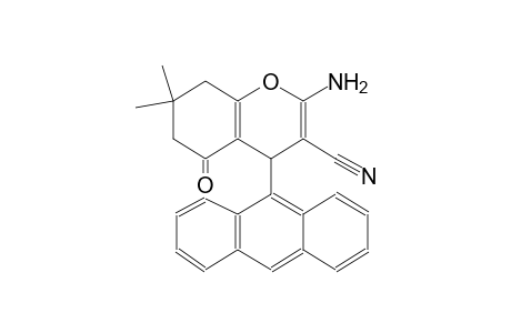 2-amino-4-(9-anthryl)-7,7-dimethyl-5-oxo-5,6,7,8-tetrahydro-4H-chromene-3-carbonitrile
