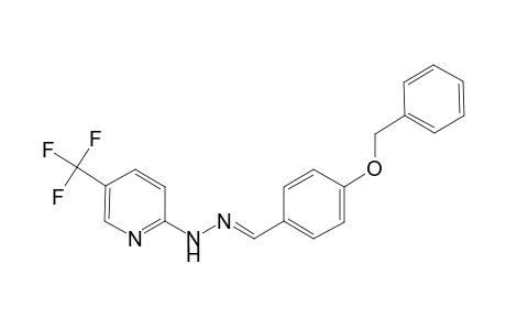 4-(Benzyloxy)benzaldehyde [5-(trifluoromethyl)-2-pyridinyl]hydrazone