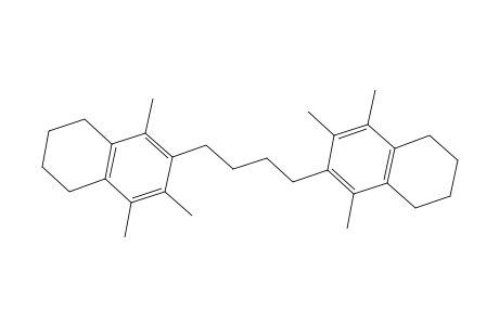 5,6,8-Trimethyl-7-[4-(1,3,4-trimethyl-5,6,7,8-tetrahydro-2-naphthalenyl)butyl]-1,2,3,4-tetrahydronaphthalene