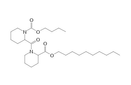 Pipecolylpipecolic acid, N-butoxycarbonyl-, decyl ester