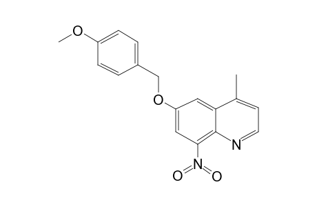 6-[(4-Methoxybenzyl)oxy]-4-methyl-8-nitroquinoline